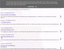 Tablet Screenshot of blog.cyber.es